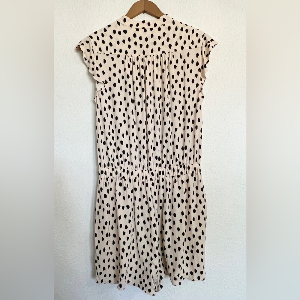 Kate Spade New York Leopard Dot Crepe Romper  Size 12 - Picture 6 of 15